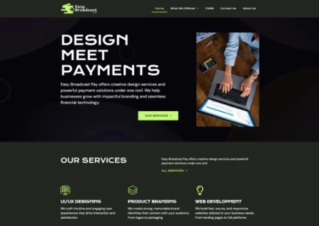 Easy Broadcast Pay — Business Websites project by Divelpar