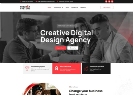 Futurix Systems — Business Websites project by Divelpar