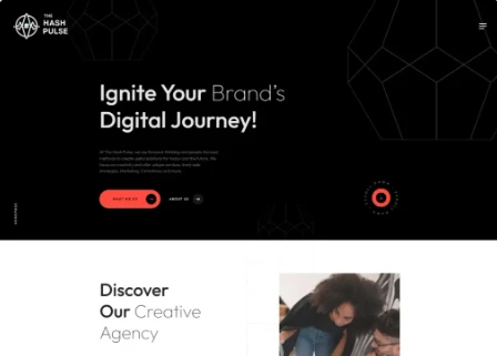 The Hash Pulse — Business Websites project by Divelpar