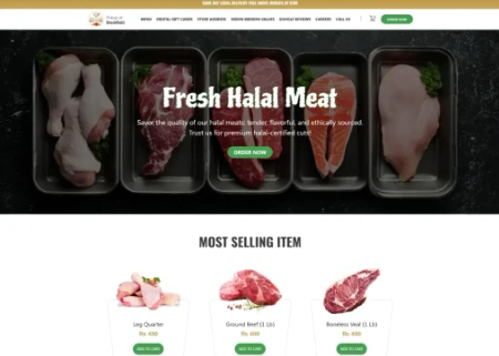 Raja Bazaar — E-commerce project by Divelpar